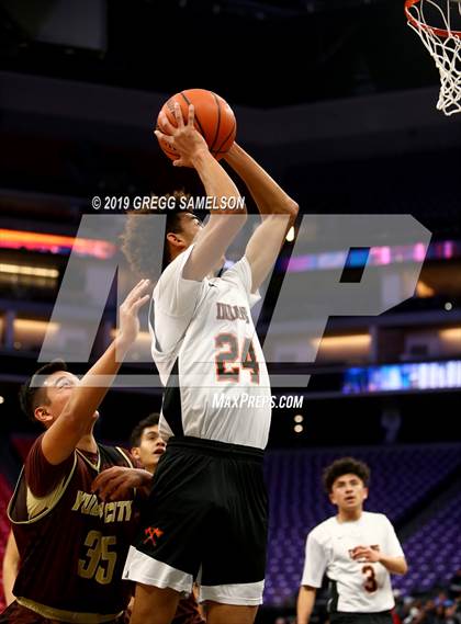 Thumbnail 2 in JV: Yuba City vs Marysville (@ Golden 1 Center) photogallery.