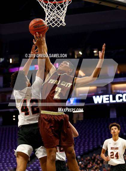 Thumbnail 3 in JV: Yuba City vs Marysville (@ Golden 1 Center) photogallery.