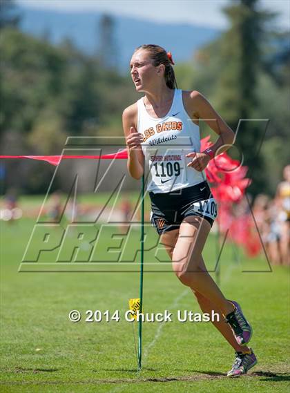 Thumbnail 1 in Stanford Invitational Girls 5K Division 2 Race photogallery.