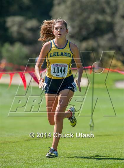 Thumbnail 1 in Stanford Invitational Girls 5K Division 2 Race photogallery.