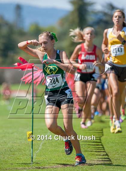 Thumbnail 1 in Stanford Invitational Girls 5K Division 2 Race photogallery.