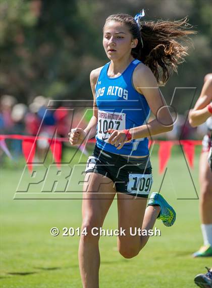 Thumbnail 3 in Stanford Invitational Girls 5K Division 2 Race photogallery.
