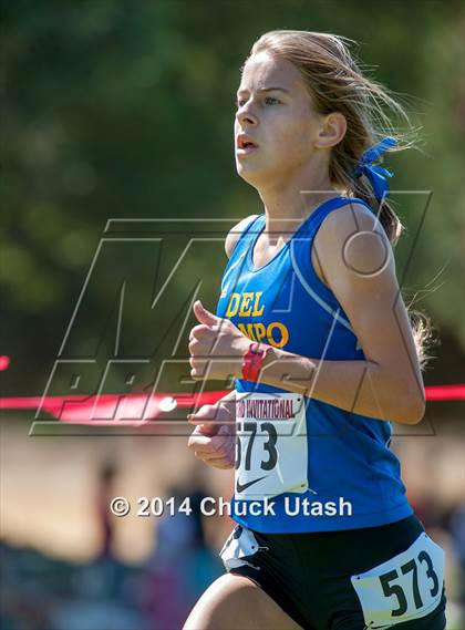 Thumbnail 2 in Stanford Invitational Girls 5K Division 2 Race photogallery.