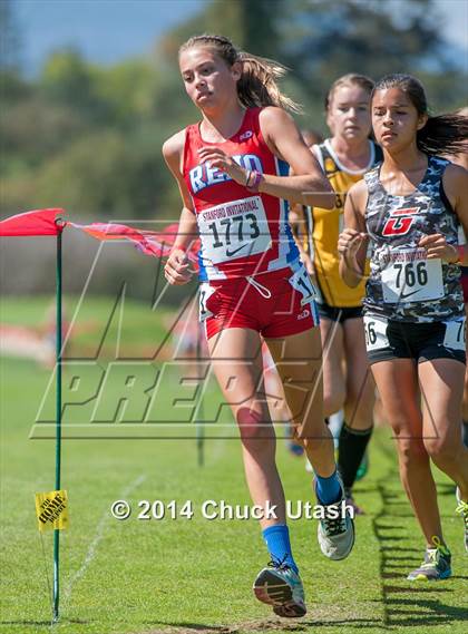 Thumbnail 3 in Stanford Invitational Girls 5K Division 2 Race photogallery.