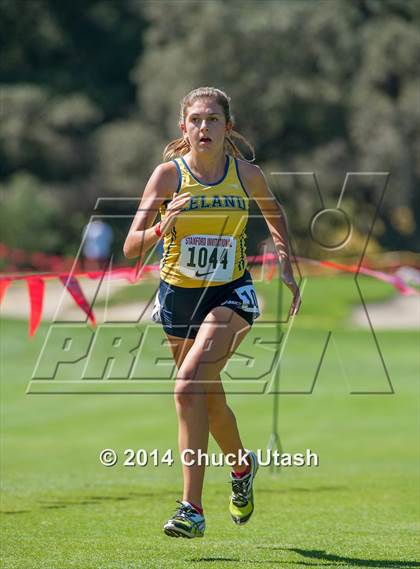 Thumbnail 3 in Stanford Invitational Girls 5K Division 2 Race photogallery.
