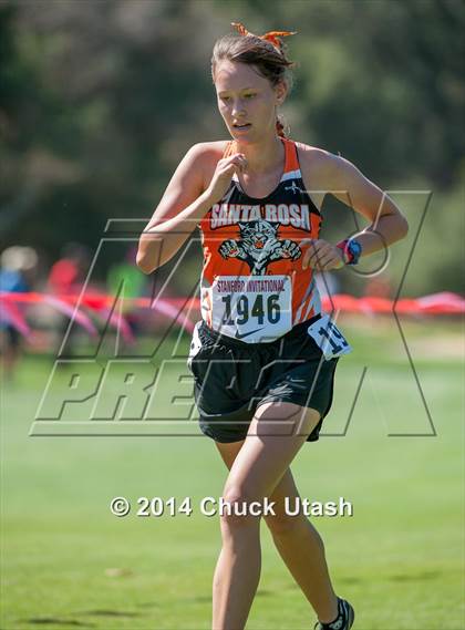 Thumbnail 2 in Stanford Invitational Girls 5K Division 2 Race photogallery.