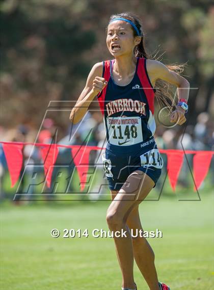 Thumbnail 1 in Stanford Invitational Girls 5K Division 2 Race photogallery.