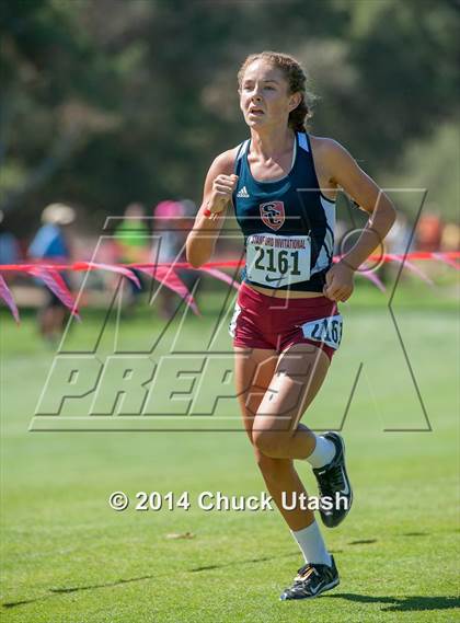 Thumbnail 2 in Stanford Invitational Girls 5K Division 2 Race photogallery.
