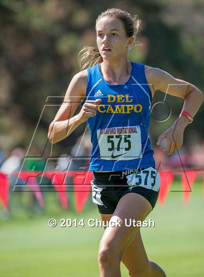 Thumbnail 1 in Stanford Invitational Girls 5K Division 2 Race photogallery.