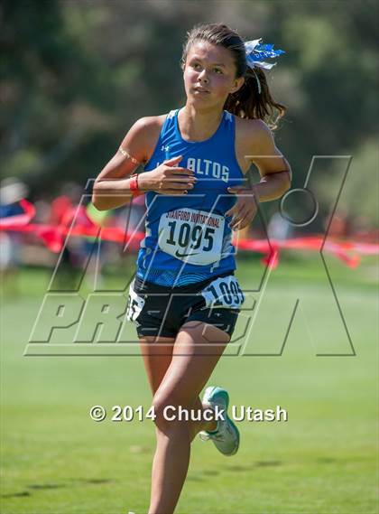 Thumbnail 1 in Stanford Invitational Girls 5K Division 2 Race photogallery.