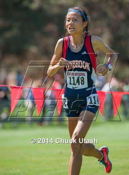 Thumbnail 2 in Stanford Invitational Girls 5K Division 2 Race photogallery.