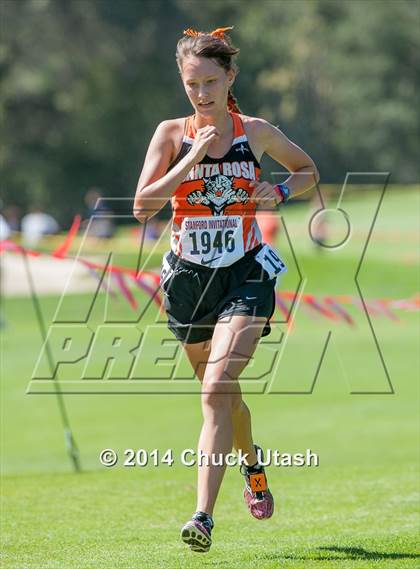 Thumbnail 1 in Stanford Invitational Girls 5K Division 2 Race photogallery.