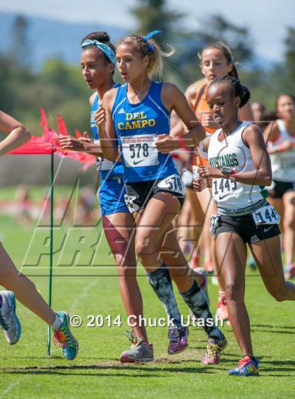 Thumbnail 2 in Stanford Invitational Girls 5K Division 2 Race photogallery.