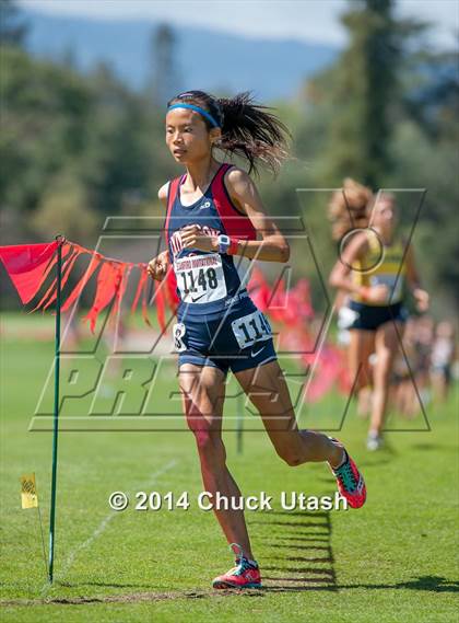 Thumbnail 3 in Stanford Invitational Girls 5K Division 2 Race photogallery.