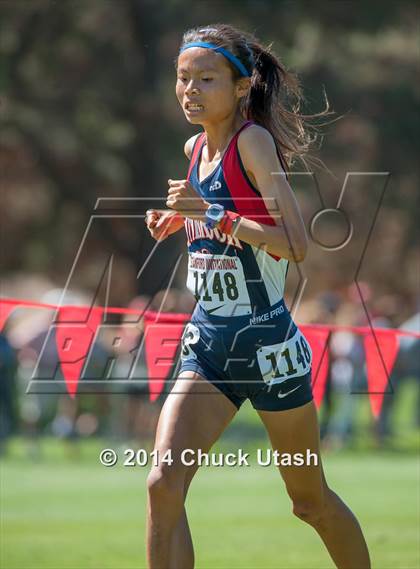 Thumbnail 3 in Stanford Invitational Girls 5K Division 2 Race photogallery.