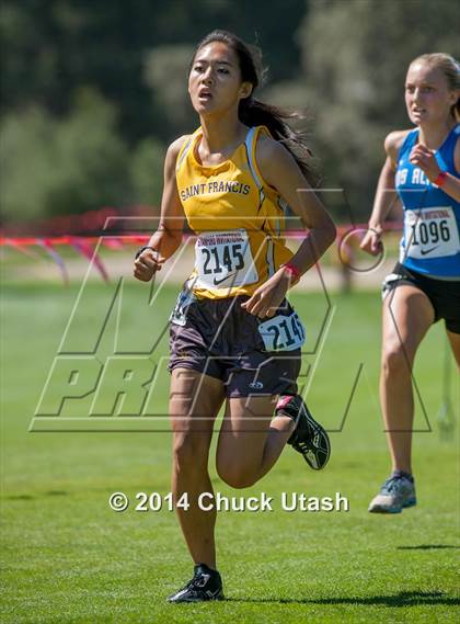 Thumbnail 1 in Stanford Invitational Girls 5K Division 2 Race photogallery.