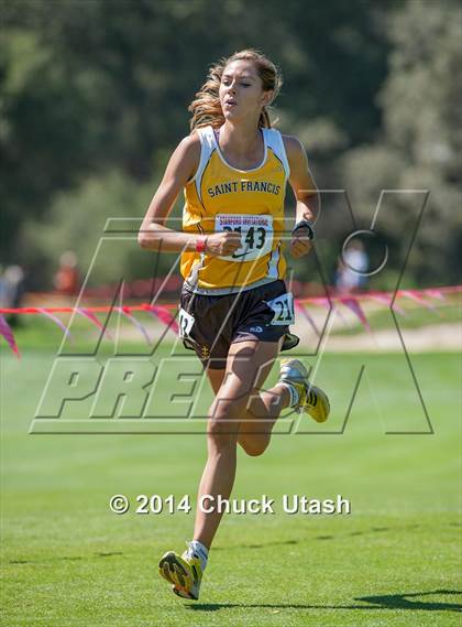 Thumbnail 3 in Stanford Invitational Girls 5K Division 2 Race photogallery.
