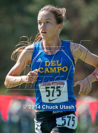 Thumbnail 2 in Stanford Invitational Girls 5K Division 2 Race photogallery.