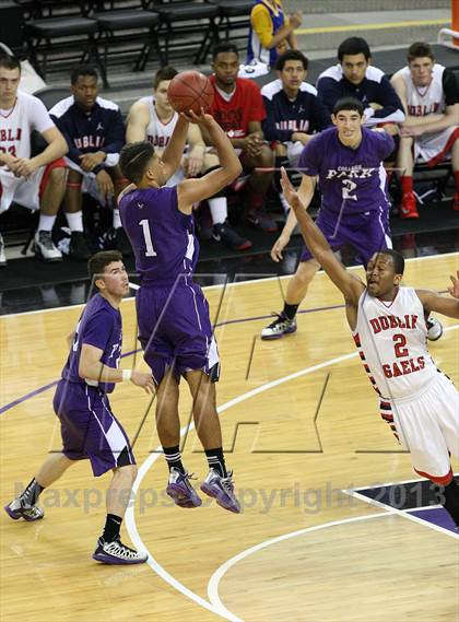 Thumbnail 2 in Dublin vs. College Park (CIF NorCal Regional D2 Final) photogallery.