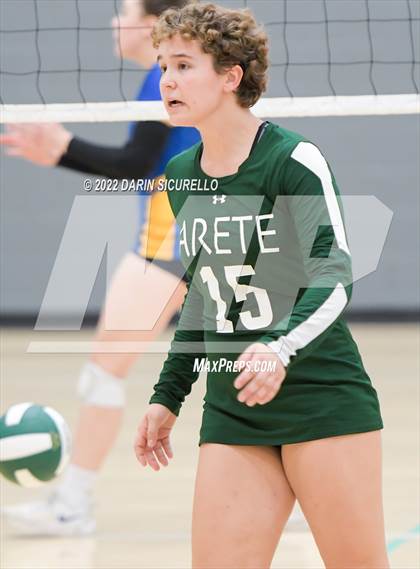 Thumbnail 2 in Arete Prep vs Tempe Prep (Epic Tourneys Volleyball Invite) photogallery.