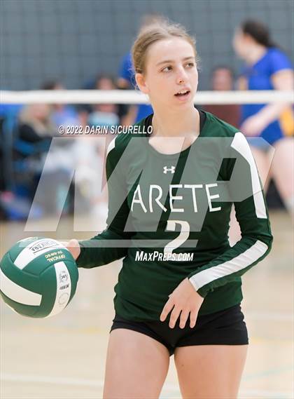 Thumbnail 1 in Arete Prep vs Tempe Prep (Epic Tourneys Volleyball Invite) photogallery.