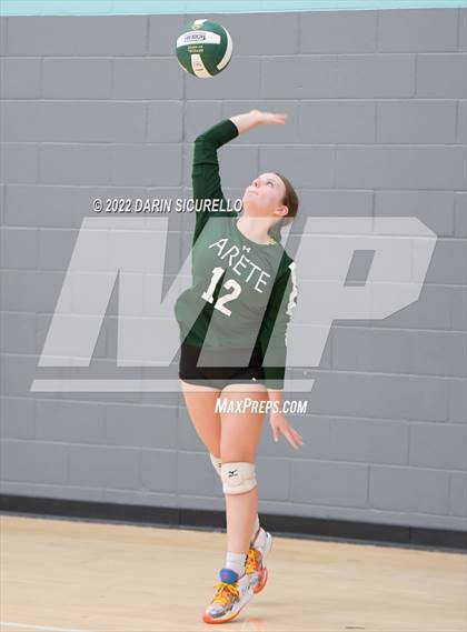 Thumbnail 2 in Arete Prep vs Tempe Prep (Epic Tourneys Volleyball Invite) photogallery.