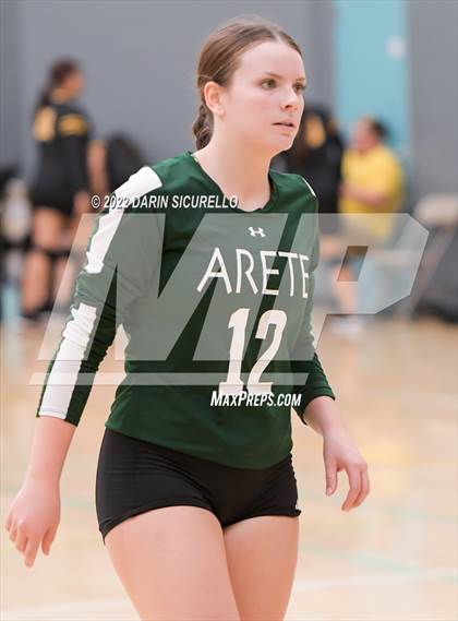 Thumbnail 1 in Arete Prep vs Tempe Prep (Epic Tourneys Volleyball Invite) photogallery.