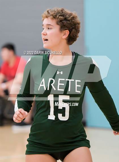 Thumbnail 3 in Arete Prep vs Tempe Prep (Epic Tourneys Volleyball Invite) photogallery.