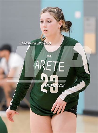 Thumbnail 2 in Arete Prep vs Tempe Prep (Epic Tourneys Volleyball Invite) photogallery.