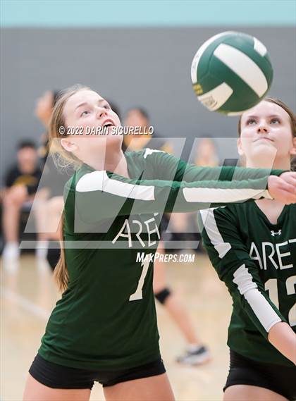 Thumbnail 3 in Arete Prep vs Tempe Prep (Epic Tourneys Volleyball Invite) photogallery.