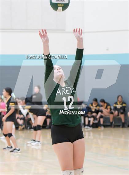 Thumbnail 2 in Arete Prep vs Tempe Prep (Epic Tourneys Volleyball Invite) photogallery.