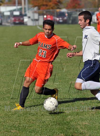 Thumbnail 1 in Mt. Vernon vs Marion (Class 2A Regional Finals) photogallery.