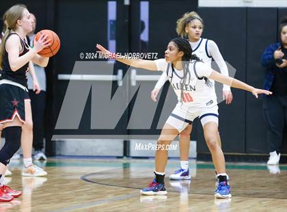 Thumbnail 1 in Coppell vs. Allen (UIL 6A Girls Basketball Bi-District) photogallery.