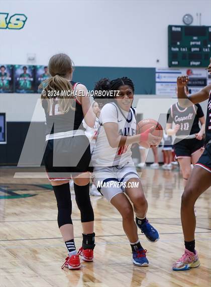 Thumbnail 3 in Coppell vs. Allen (UIL 6A Girls Basketball Bi-District) photogallery.
