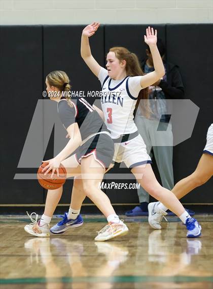 Thumbnail 2 in Coppell vs. Allen (UIL 6A Girls Basketball Bi-District) photogallery.