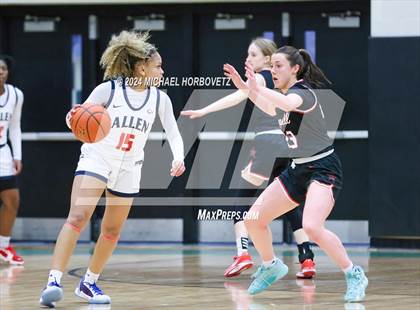 Thumbnail 1 in Coppell vs. Allen (UIL 6A Girls Basketball Bi-District) photogallery.