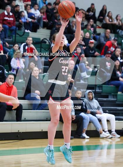 Thumbnail 1 in Coppell vs. Allen (UIL 6A Girls Basketball Bi-District) photogallery.