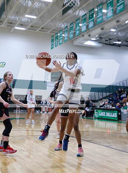 Thumbnail 2 in Coppell vs. Allen (UIL 6A Girls Basketball Bi-District) photogallery.