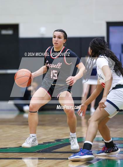 Thumbnail 1 in Coppell vs. Allen (UIL 6A Girls Basketball Bi-District) photogallery.