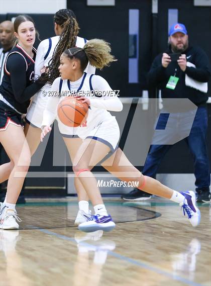 Thumbnail 2 in Coppell vs. Allen (UIL 6A Girls Basketball Bi-District) photogallery.