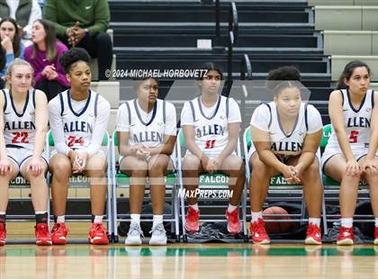 Thumbnail 1 in Coppell vs. Allen (UIL 6A Girls Basketball Bi-District) photogallery.