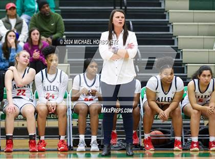 Thumbnail 2 in Coppell vs. Allen (UIL 6A Girls Basketball Bi-District) photogallery.