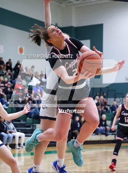 Thumbnail 2 in Coppell vs. Allen (UIL 6A Girls Basketball Bi-District) photogallery.