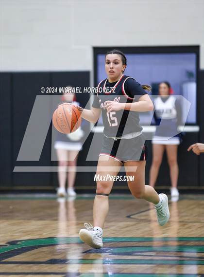 Thumbnail 3 in Coppell vs. Allen (UIL 6A Girls Basketball Bi-District) photogallery.