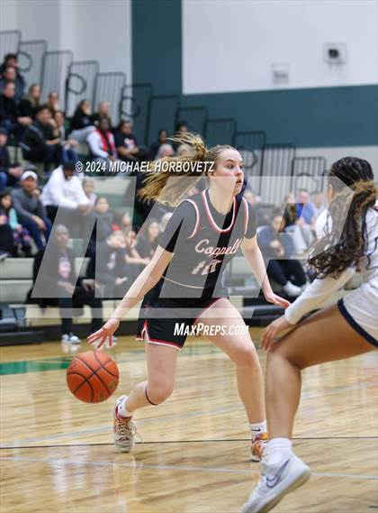 Thumbnail 2 in Coppell vs. Allen (UIL 6A Girls Basketball Bi-District) photogallery.