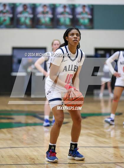 Thumbnail 1 in Coppell vs. Allen (UIL 6A Girls Basketball Bi-District) photogallery.