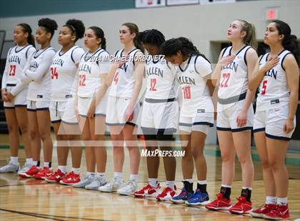 Thumbnail 1 in Coppell vs. Allen (UIL 6A Girls Basketball Bi-District) photogallery.