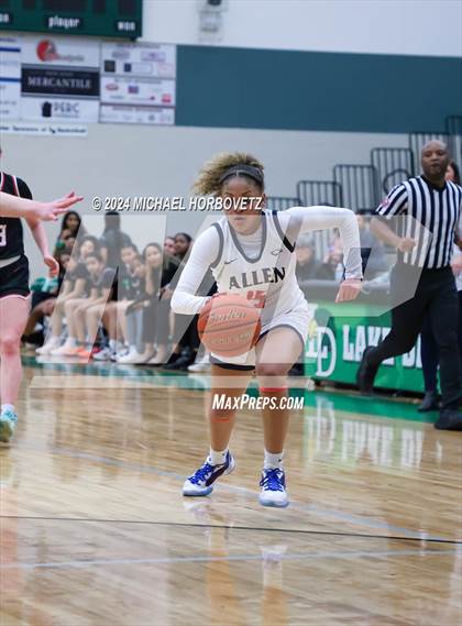 Thumbnail 3 in Coppell vs. Allen (UIL 6A Girls Basketball Bi-District) photogallery.