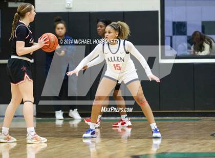 Thumbnail 1 in Coppell vs. Allen (UIL 6A Girls Basketball Bi-District) photogallery.