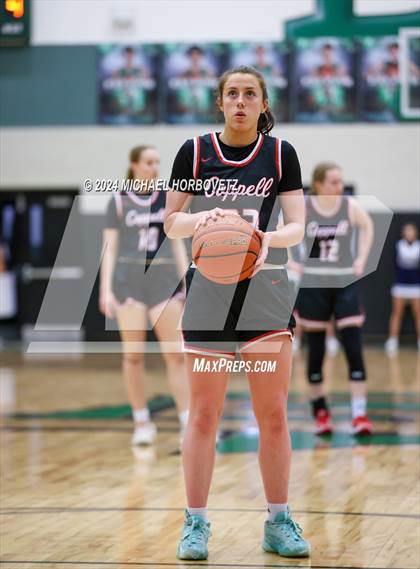 Thumbnail 1 in Coppell vs. Allen (UIL 6A Girls Basketball Bi-District) photogallery.